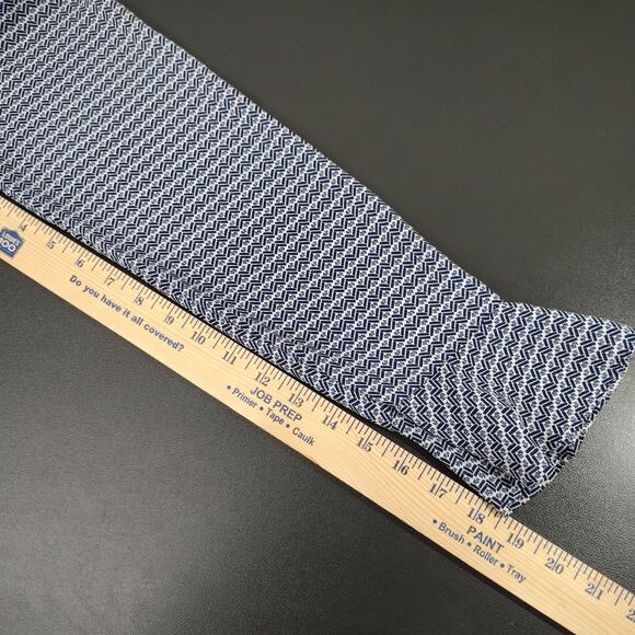 Banana Republic Factory Peplum Bell Sleeve Blouse Blue and White Chevron Medium - Picture 15 of 15